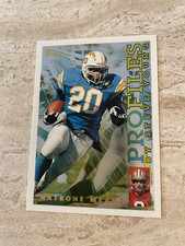 1995 Topps Profiles Insert #PF-12 Natrone Means - San Diego Chargers - MT