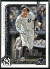2025 Topps Series 1 Aaron Judge Canvas /50 Yankees #300