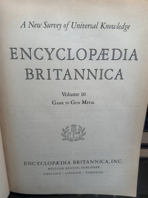📚✨ Vintage Encyclopedia Britannica Partial Set – 1958 –Volumes 3