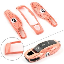 For Porsche Cayenne Panamera 911 Macan Pink Pig Remotes Key Fob Case Shell Cover For Porsche Cayenne Panamera 911 Macan Pink Pig Remotes Key Fob Case Shell Cover