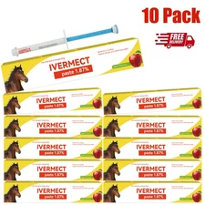 10 Pack In Box Paste Horse Dewormer Apple Flavor wormer  US