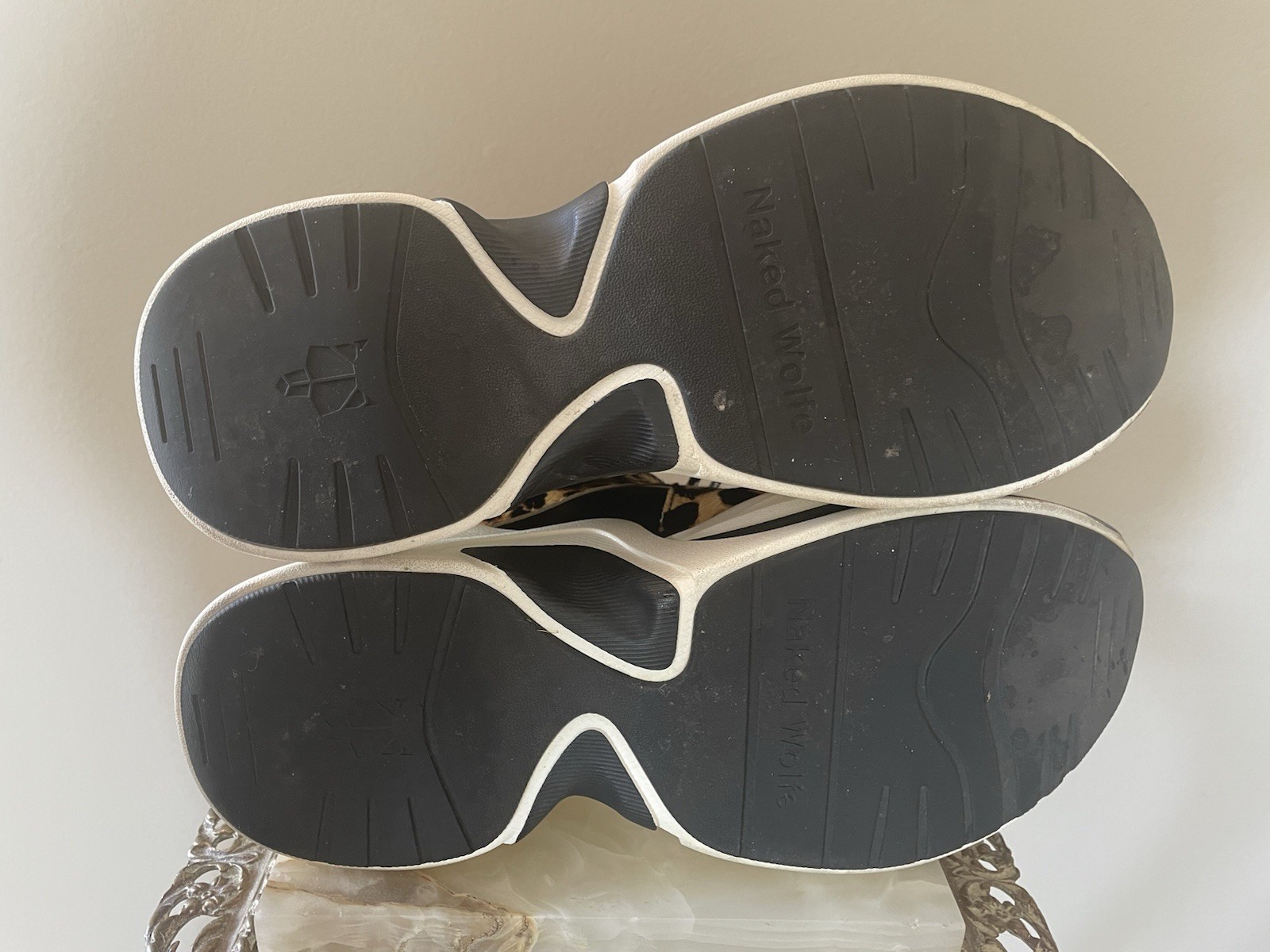 Naked Wolfe Art Track Leopard Platform Sneakers - image 5