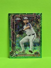 2025 Topps Holiday Chrome Spencer Schwellenbach RC #HC199 Green Glitter /99