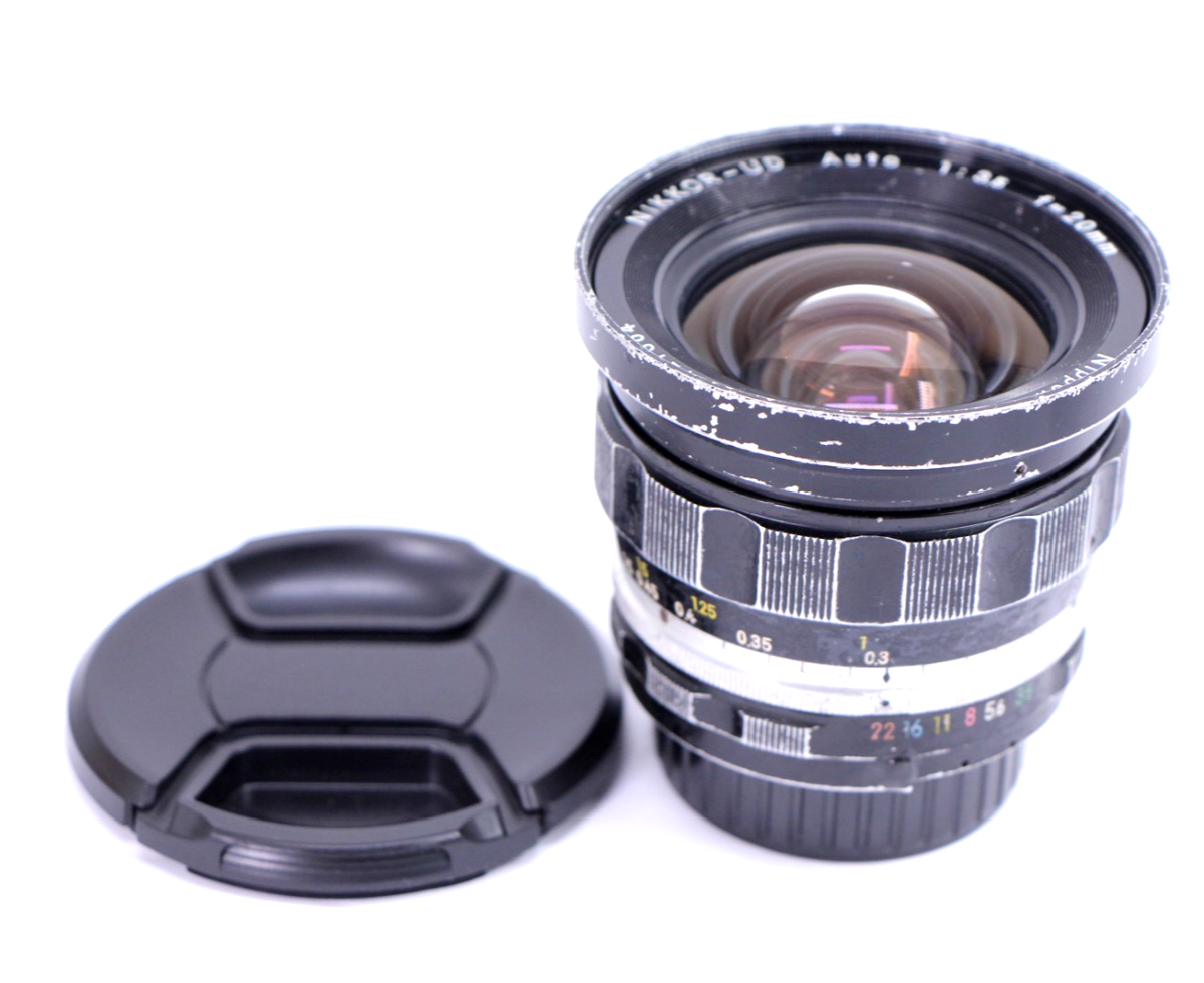 Nikon Nikkor-U.D 20mm f/3.5 Non AI Nippon Kogaku Japan Ultra Wide