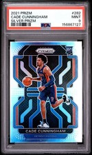 CADE CUNNINGHAM 2021 PRIZM SILVER ROOKIE RC #282 PSA 9 MINT! PISTONS! #156867127