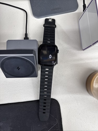 Unlocked Apple Watch Series 9 45MM Midnight Aluminum MRMD3LL/A