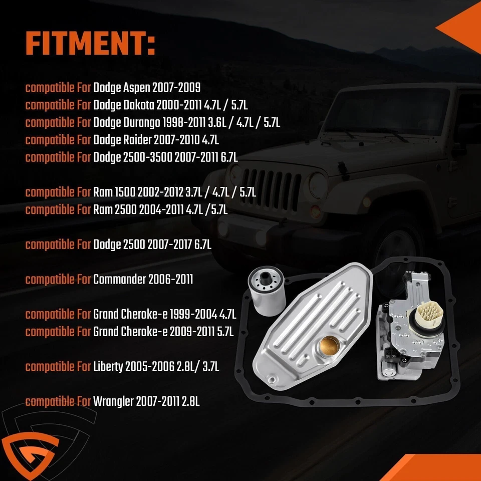 Transmission Shift Solenoid For 2004-2018 Dodge Durango 5.7L 68002342 4.7L V8 - Image 4 of 4