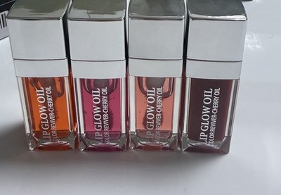 Ibcccndc Lip Glow Oil Women Glitter Shine Getönter Lippenbalsam 4sorten