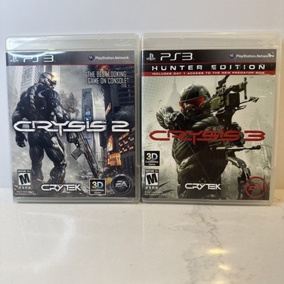 Crysis 2 & Crysis 3 Hunter Edition For Sony PlayStation 3 / MINT & Complete!