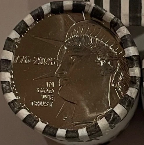 1 Roll (20 Coins) 2026 P Half Dollar roll BU in Original Bank Wrapper