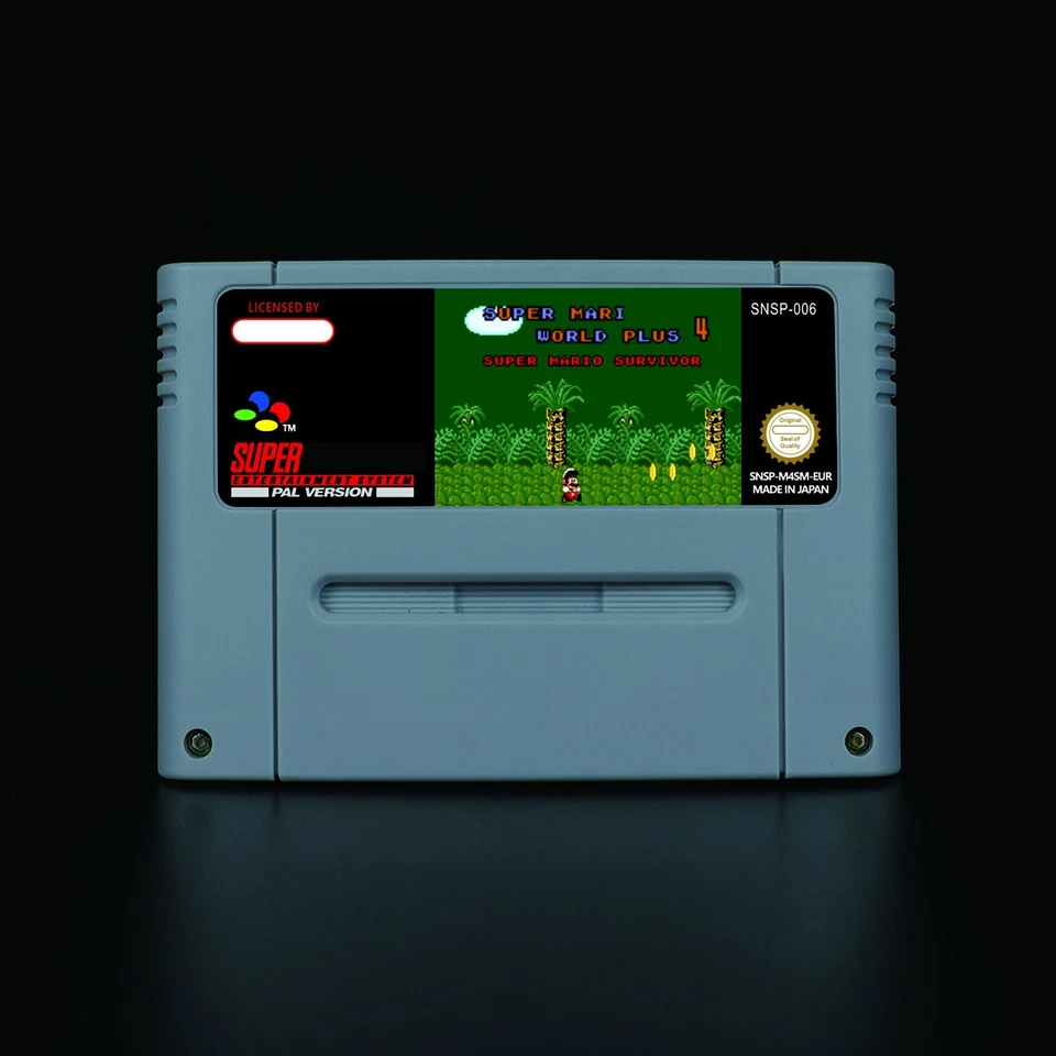 H@CK ROM - Super Mario World Plus 4 - Super Mario Survivor FOR SNES PAL - Bild 1 von 1