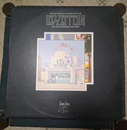 Led Zeppelin - The Song Remains the Same 2-LP Swan Song 1976  Goldisc Press VG+