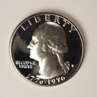 1776-1976 *S*PROOF  WASHINGTON SILVER QUARTER   *NICE *  - FREE SHIPPING! C3266