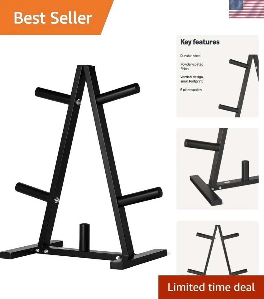 Placa de peso Olympic de 2 pulgadas estante para árbol 5 radios NUEVO Foto 2 de 4