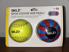 SKLZ Spin Vision Softball 2-Pack Four Seam Throw Trainer NEW