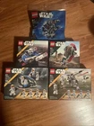 LEGO Star Wars Lot of 5 Sets — 75344 75345 75359 75391 30708 — New Sealed