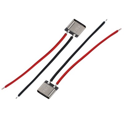 Steckerkabel Adapter 10pcs 2Pin 3a 40Ω Schweißdraht Typ-C 100VAC 6-20n