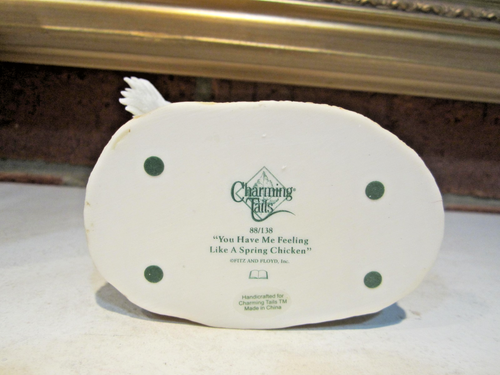 Charming Tails You Have Me Feeling Like A Spring Chicken #88/138 Fitz and Floyd - Picture 13 of 16