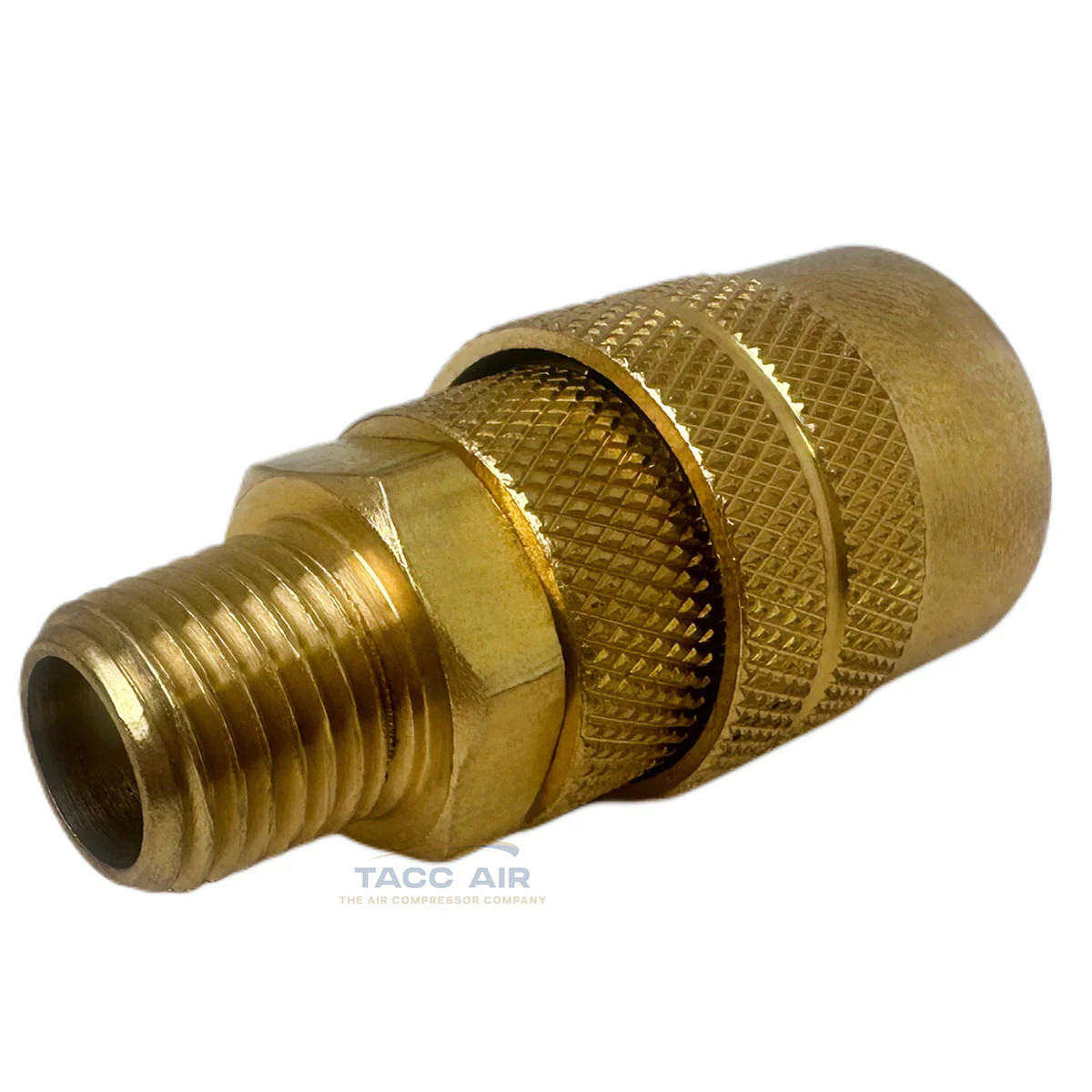 Industrial M style Air Compressor Quick Connect Coupler 1/4" NPT Male Brass