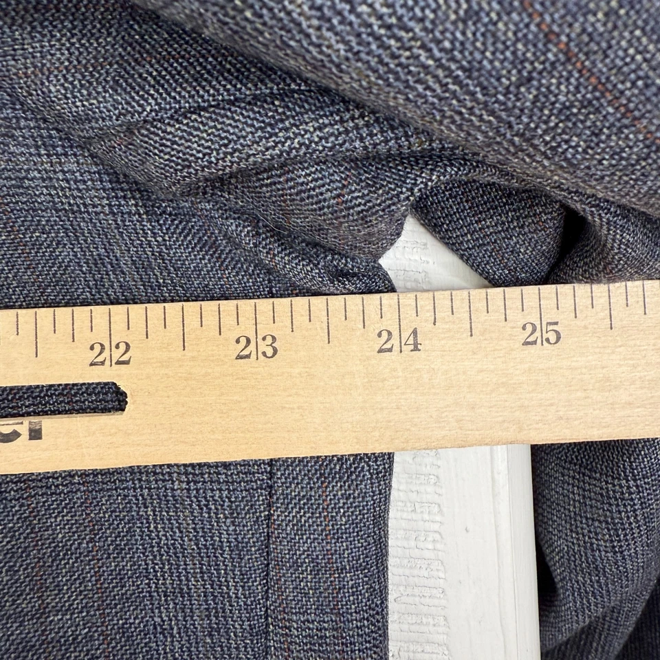 VTG Brooks Brothers Suit Mens 48L Gray Glen Check 2 Button Wool Canvas 38x28 - Image 3 of 4