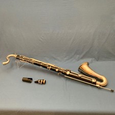 Vito Reso-tone Bass Clarinet with Mouthpiece  Foot Peg Untested 9770E