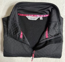 Regatta Great Outdoors Women  s Jacket XXL/14 Black With Pink Trim Very Nice 