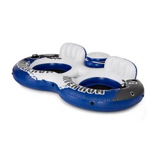 Intex River Run II 2-Person Water Tube w/ Cooler and Connectors 3 Pack 58837EP