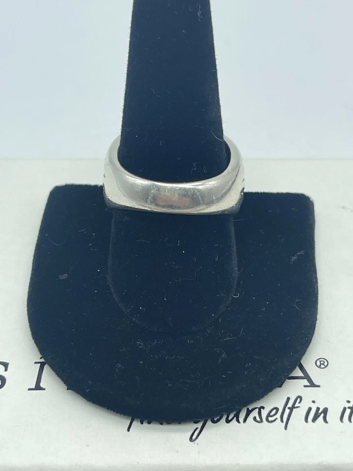 SILPADA .925 Sterling Silver Oxidized Dome Ribbed Banded Ring R1886 Sz-10 - Image 3 of 4