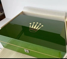 📞 Watch Box Ten Watches Wood Brand New, green luxury Watch Display Case