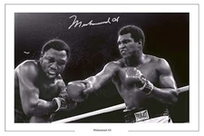 MUHAMMAD ALI BOXING SIGNED AUTOGRAPH PHOTO PRINT