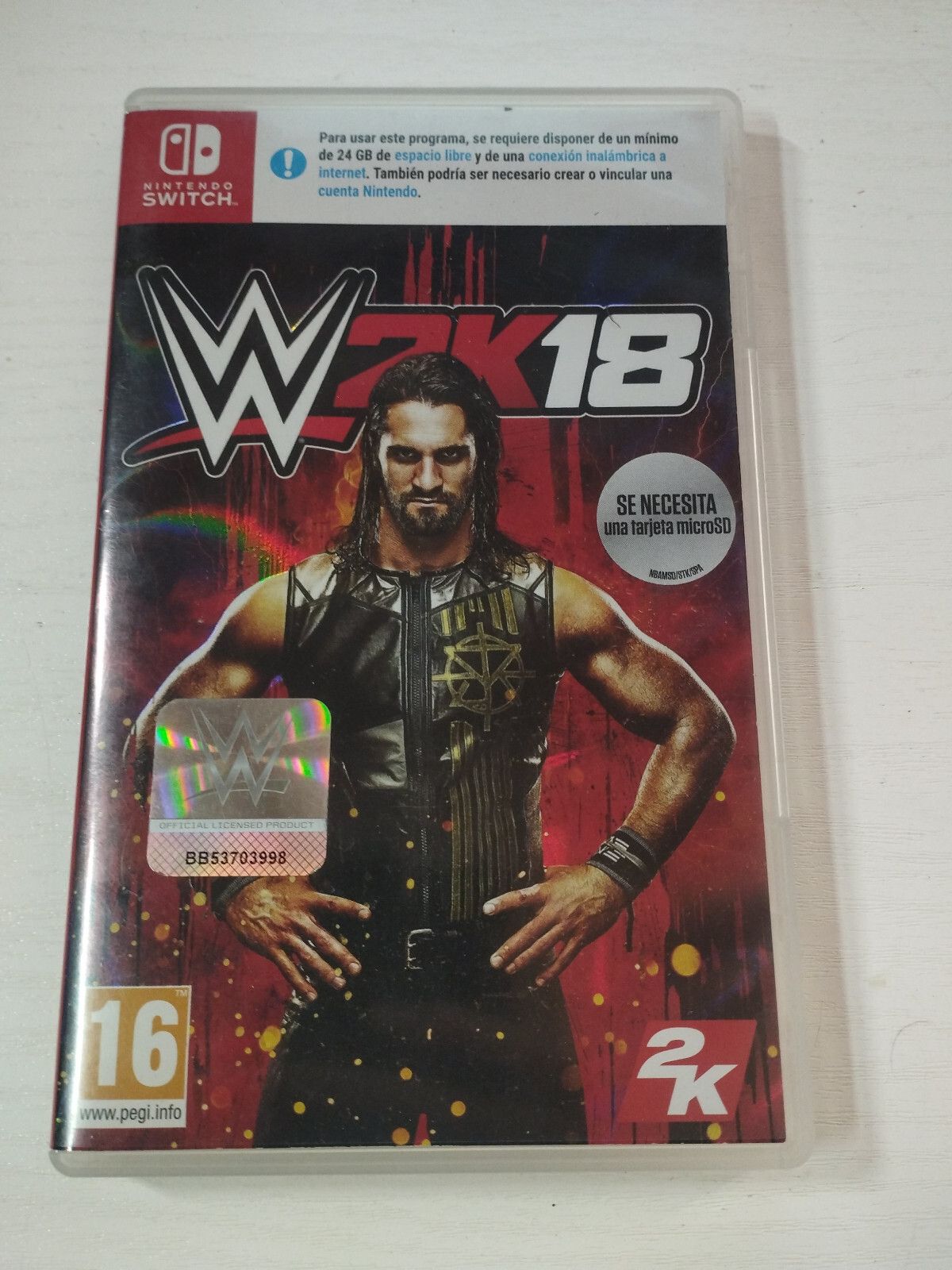 WWE 2K18 2K - Juego Para Nintendo Switch Edicion España Voces Ingles 2T