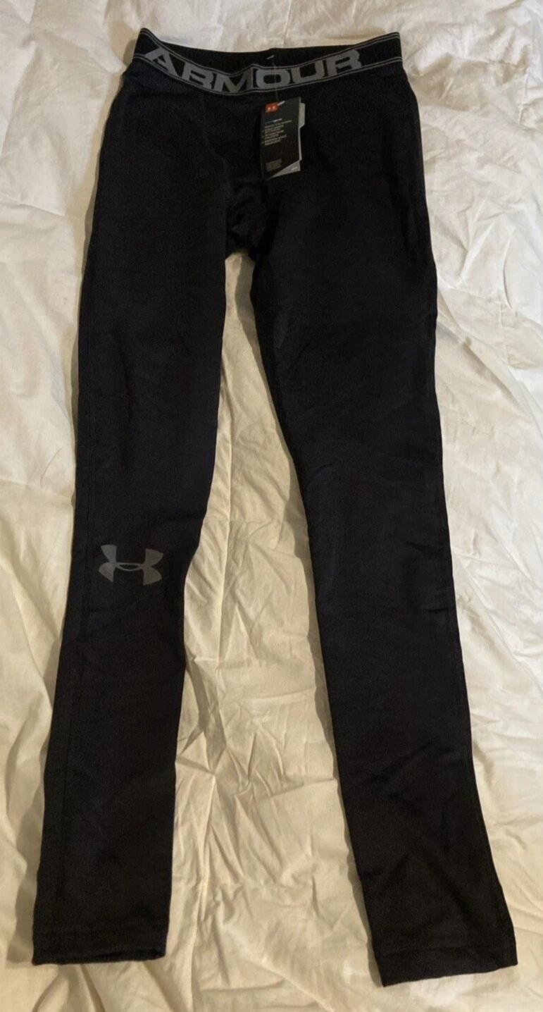 Under Armour Coldgear Black Baselayer Leggings Mens Small NWT
