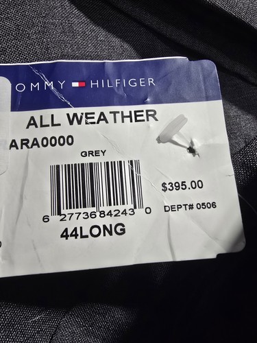 TOMMY HILFIGER ALL WEATHER CONVERTIBLE OVERCOAT 44L,NWT $400 - Picture 8 of 9