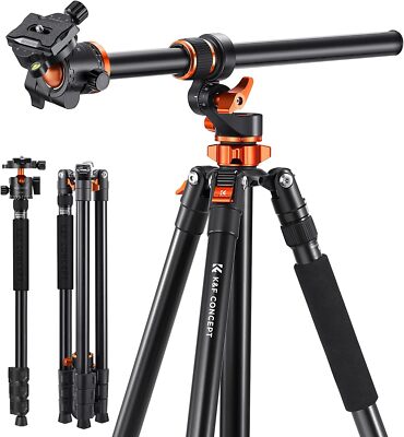 K&F CONCEPT 90inch Camera Tripod Ultra-high Overhead Shooting Flexible 10KG Load