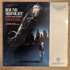 Round Midnight 1987 2 Disc Laserdisc Tavernier Herbie Hancock -Tested