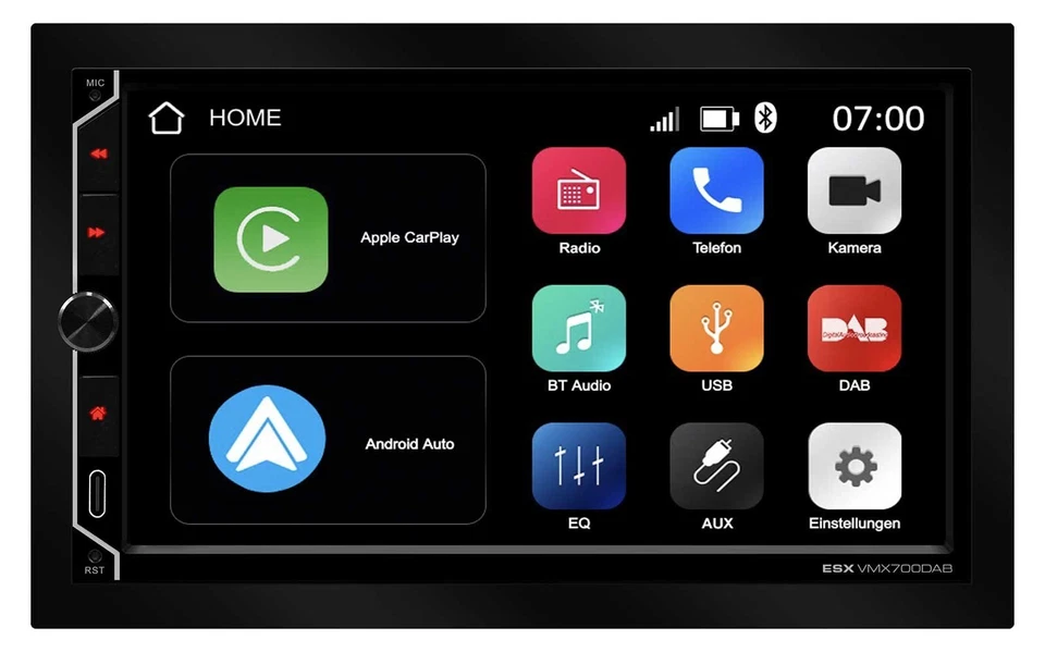 Wifi Apple CarPlay Android Auto DAB+ Autoradio für Audi A4 1999-2001 schwarz - Bild 3 von 4