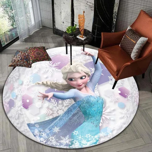 Frozen Pattern Round carpet kid's Playroom Rug bedroom*- - Picture 11 of 41