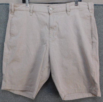 Mavi Jeans Simon Shorts Mens 40 Beige Golf Chino Khaki Cotton Stretch