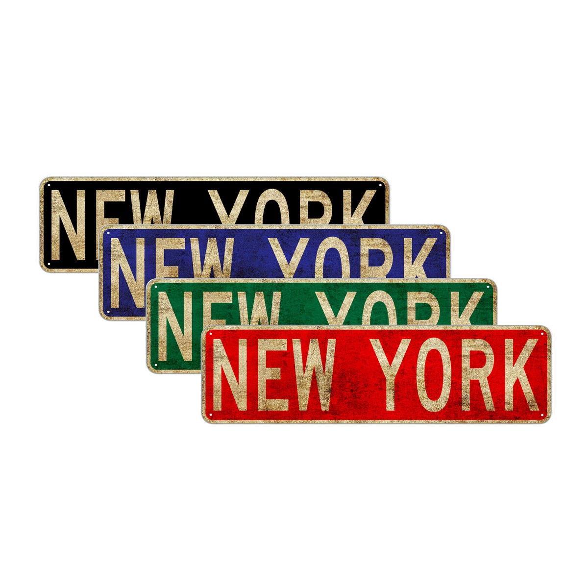 New York DR 看板 サイン Sign アメリカ ビンテージ 雑貨 New York DR