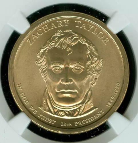 2009 P ZACHARY TAYLOR PRES. DOLLAR $1 NGC MS68 SMS PQ 2ND FINEST REGISTRY  *
