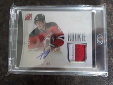 2011-12 Panini Luxury Suite Rookie Patch Auto 80/99 Adam Larsson Card# 82