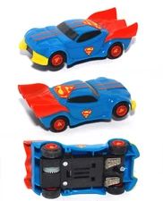 2019 Micro Scalextric HO Slot Car 9V Super Man Runs 'OK' at 15V Justice League!