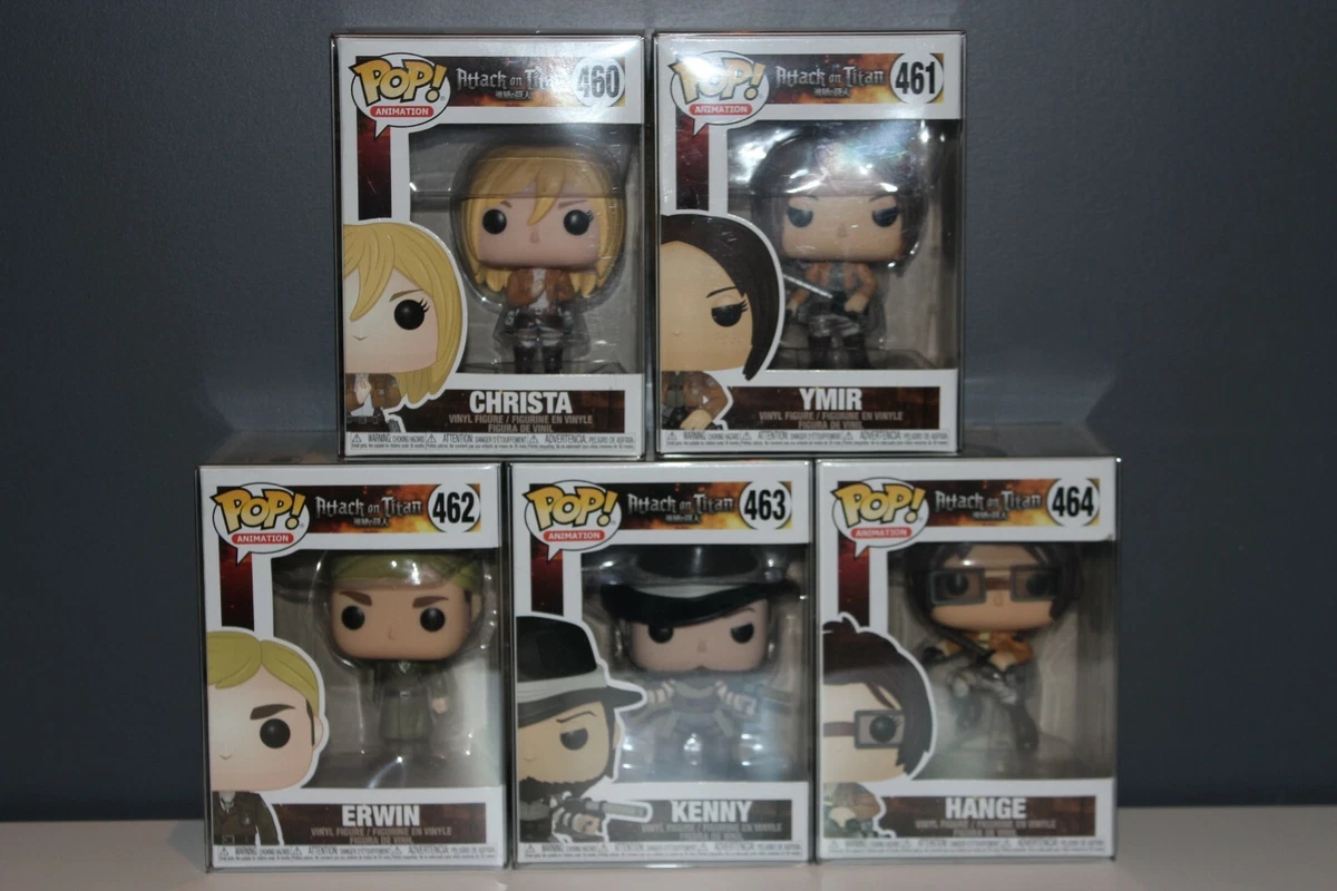 Funko Pop Animation Attack on Titan Wave 3 Set of 5 eBay