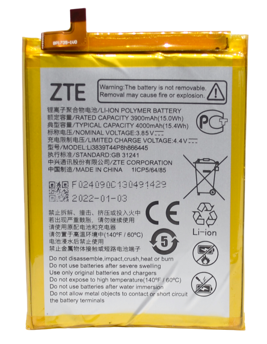 OEM ZTE BLADE A71 A7030 REPLACEMENT BATTERY Li3839T44P8h866445