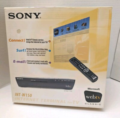 Sony WEBTV INT-W150 Internet Terminal WITH REMOTE NEW IN BOX | eBay