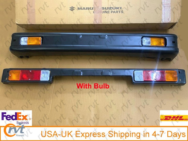 OEM Front & Rear Bumper Set With Lights Suzuki Samurai SJ413 410