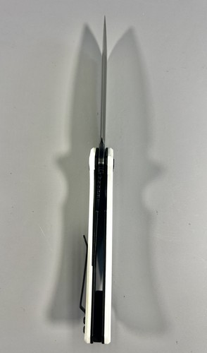 Bestech Knives Texel Liner Lock Pocket Knife White G-10 Scales Black Blade - Picture 7 of 14