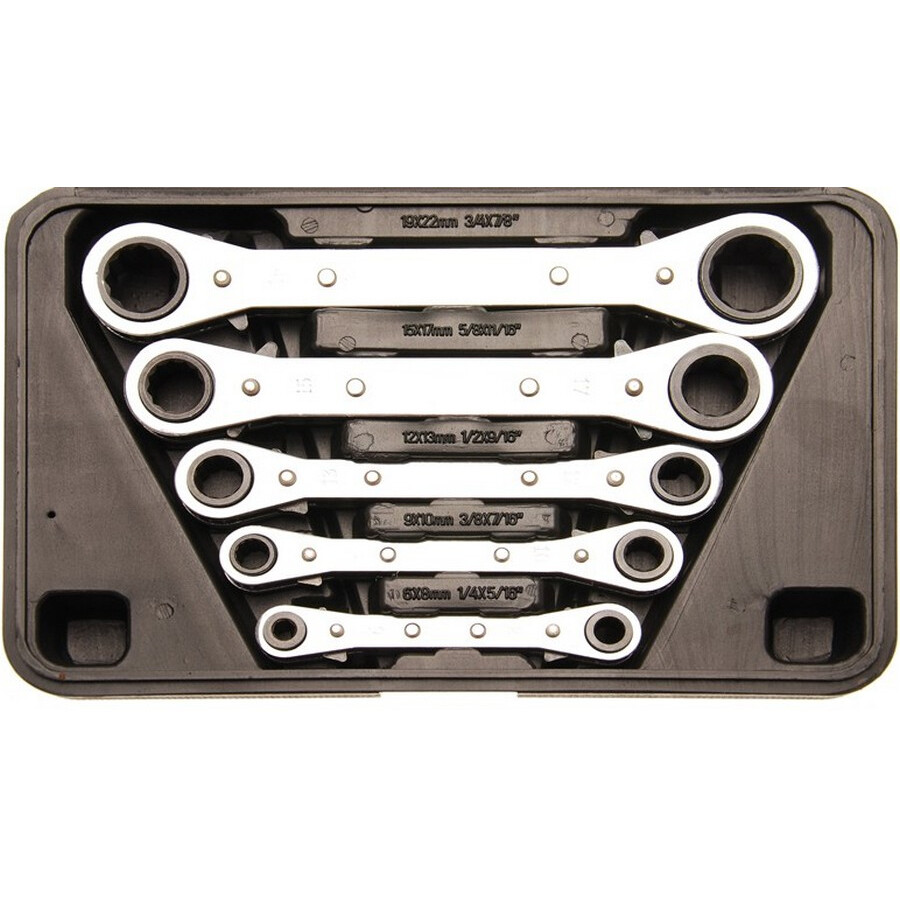 cass.5 chiavi cricco rev. doppia 6-22mm - codice bgs1450 KRAFTMANN officina