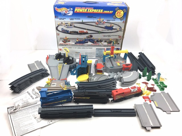 hot wheels power express train set