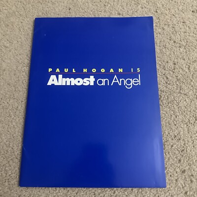 1990 ALMOST AN ANGEL MOVIE PRESS KIT 4 PHOTOS SEALED PAUL HOGAN